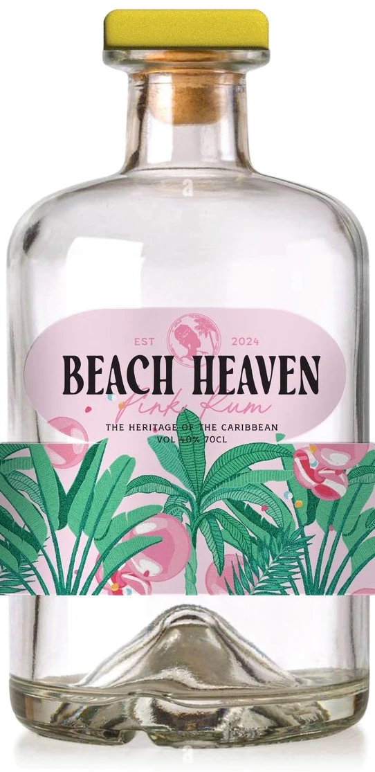 Beach Heaven Pink Dream rum, 70 cl bottle