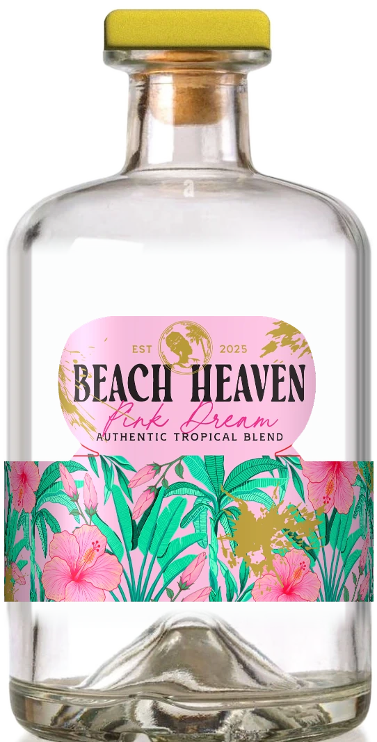 Beach Heaven Pink Dream rum, 70 cl bottle