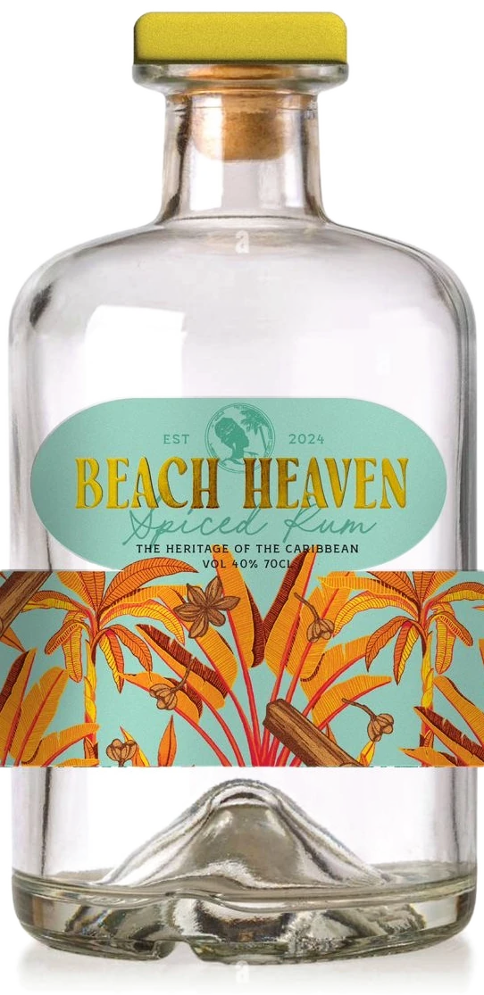 Beach Heaven Spiced Velvet rum, 70 cl bottle