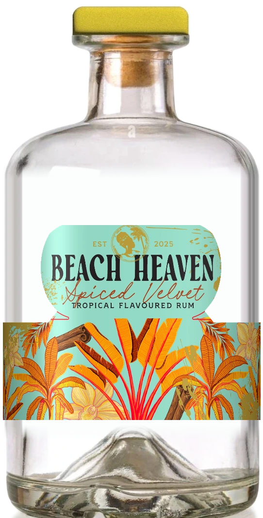 Beach Heaven Spiced Velvet rum, 70 cl bottle